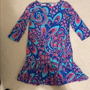 Girls drop waist lilly Pulitzer dress